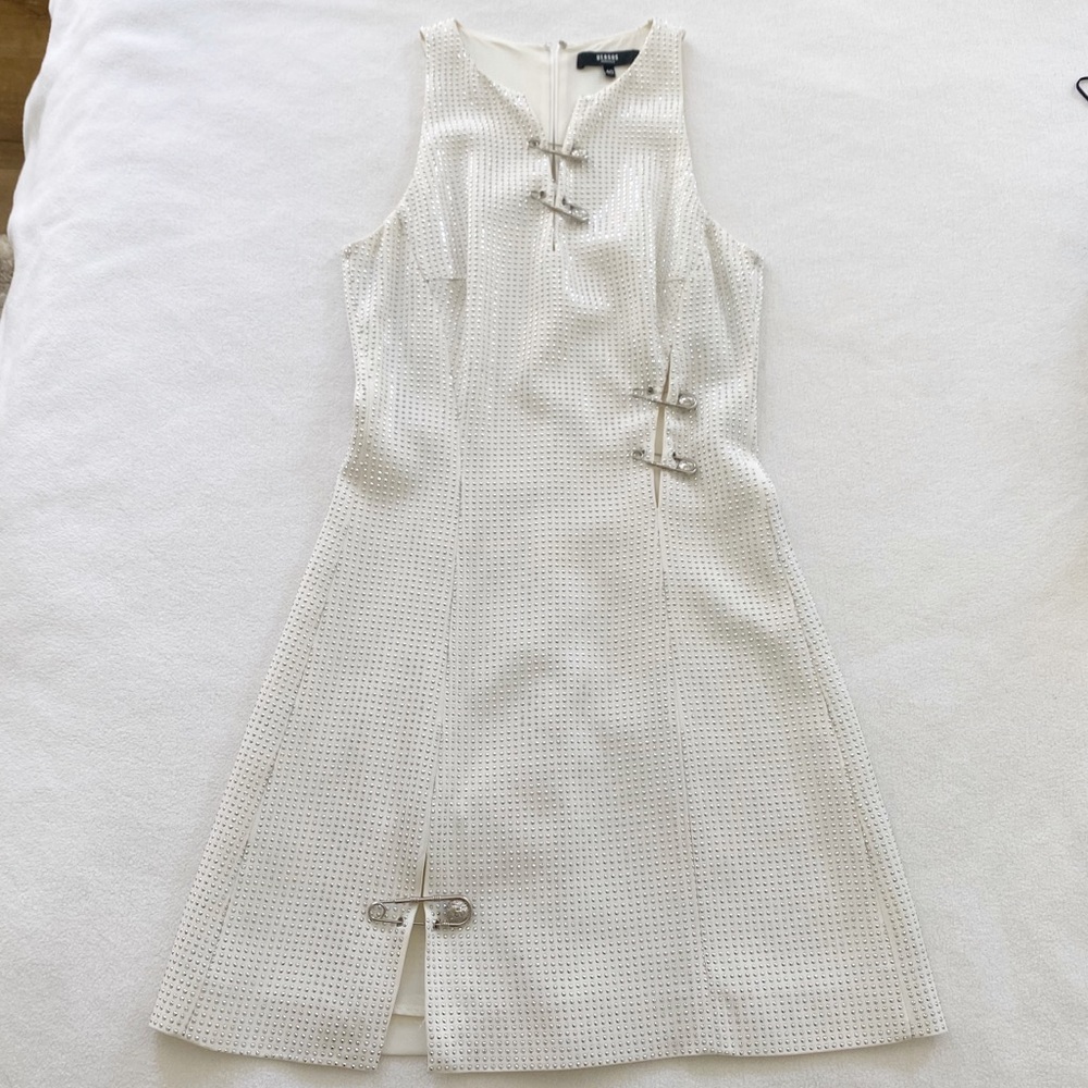 Versus VERSACE Embelished Dress With Pins